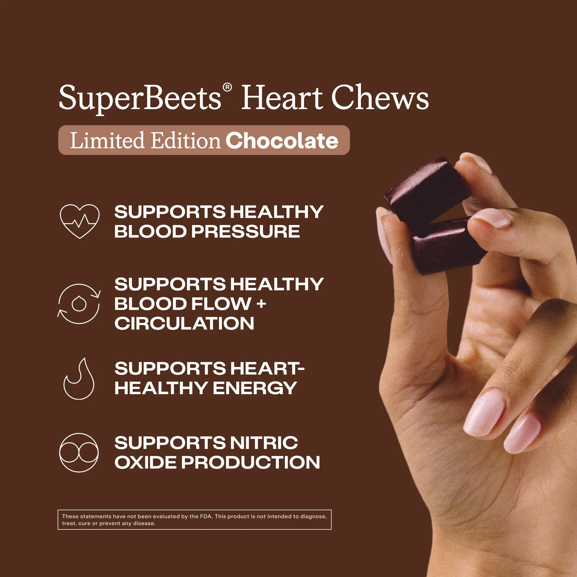 SuperBeets® Heart Chews Chocolate Flavor - Image 5