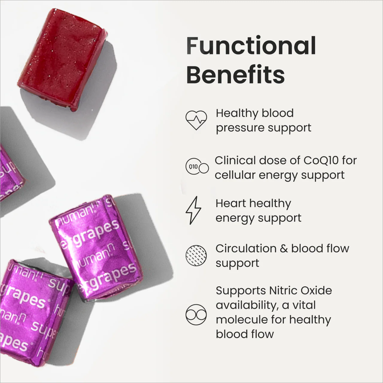 SuperGrapes® Heart Chews + CoQ10 - Image 4